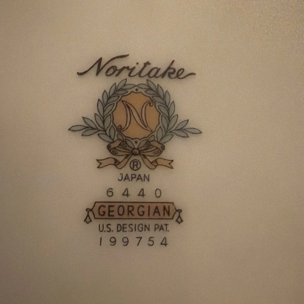 Noritake Georgian #6440 White 10